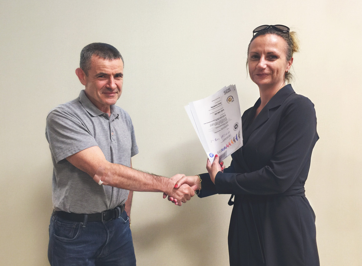 Аквафор получил международную аккредитацию ISO 9001:2015